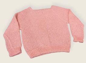 Crochet Girl Winter Top