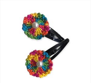 Crochet Tic Tac Hair Clips