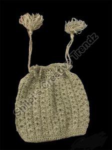 Crochet Drawstring Pouch