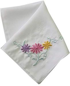 Embroidered handkerchiefs