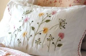 embroidered pillow covers