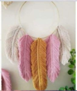 Feather Macrame Dream Catcher