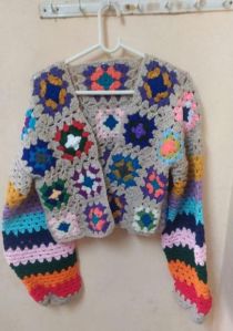 Ladies Crochet Cardigan