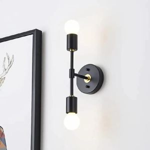 wall lamp with two holder black