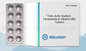 Folic Acid, Sodium Feredetate and Vitamin B12 tablet