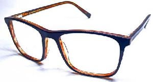 M28 Black Orange Optical Frame