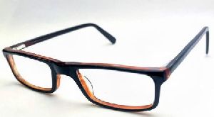 T01 Black Orange Optical Frame