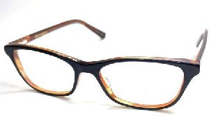 T04 Black Orange Optical Frame