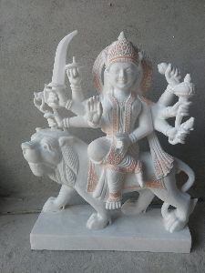 Marble Durga ji stat