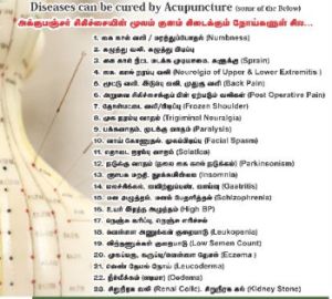 Acupuncture Therapy with Varma Therapy