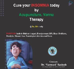 Insomnia Cure By Acupuncture & Varma Therapy