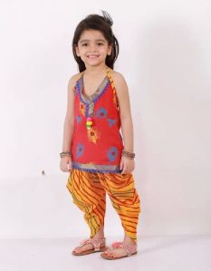 Morpankh Print Kids Kurti