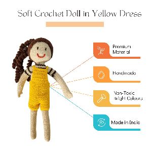 Handmade Crochet Doll (11 Inch)