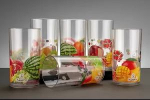 Classic Printed Glass Set