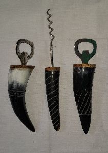 Buffalo Horn Bottle Openers