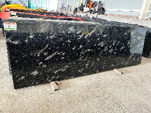 78sq Feet Fish Black Granite Slab