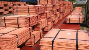 copper cathodes, grade A, 99,97 %