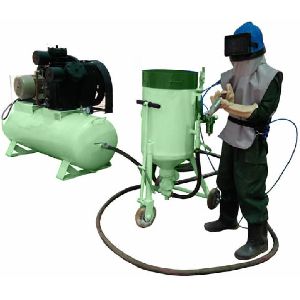 Portable Sand Blasting Machine with Compressor