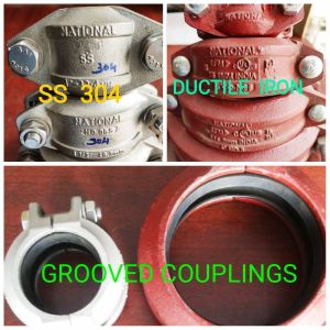 Ductile iron grooved coupling Style 5 1 1/2