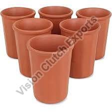 Brown Clay Glass