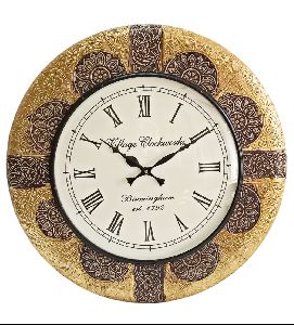 Decorative matel wall clock