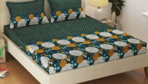 Beautiful Geometric Bedsheet For Double Bed Sheet