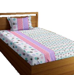 Cotton Single Bedsheet White