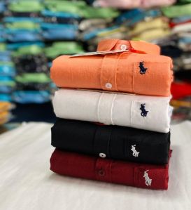 Men's Plain shirt combo set