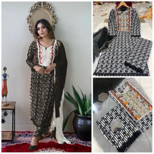 Printed kurti & plazo set