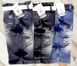 kids denim shorts