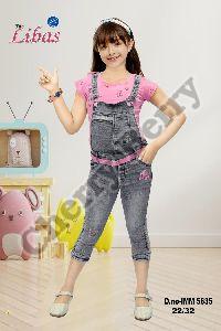 Girls Dungaree with T-shirt