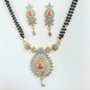 Ladies Mangalsutra With Earrings