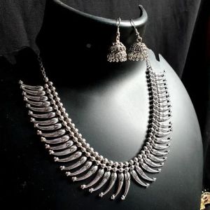 Oxidised jewellery set