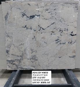 Penguin White Marble Stone