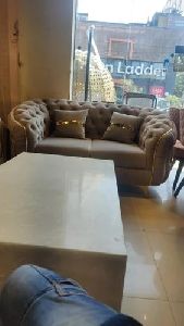 Wooden Double Seater Sofa