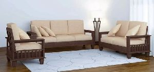 7 Seater Wooden Sofa Set