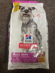 Hill''s Small Paws Adult 7+ Chicken Meal Barley & Brown Rice Dry Dog Food 15.5 lb