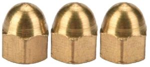 Brass Dome Nuts