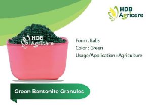 green bentonite granules