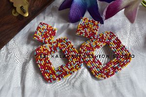 Multicolor Beaded Earrings