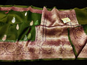 Banarasi handloom pure silk saree khaddi