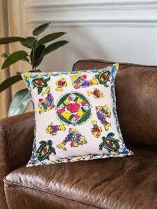 S2DC08 Madhubani Cushion Cover