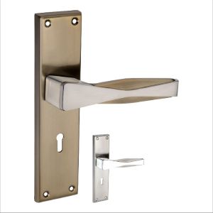 CSZM-017 Mortice pair ( Steel Plate+Zinc handle )