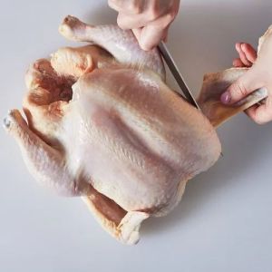 Whole chicken with skin