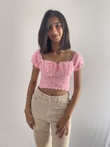 crochet beaded top