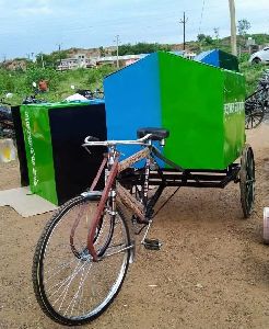 Rickshaw Garbage Container