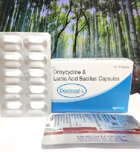 Doximed-L Doxycycline & Lactic Acid Bacillus 100mg Capsules