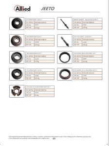 Jeeto M&M Transmission Gears