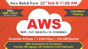 Best online AWS Training institute in Hyderabad NareshIT