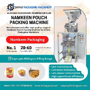 Pneumatic collortype pouch packing machine